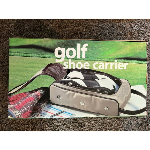 Golf Shoe Bags, Zippered Shoe Carrier Tote Bags, Water & Scratch Resistant - Picture 2 of 3